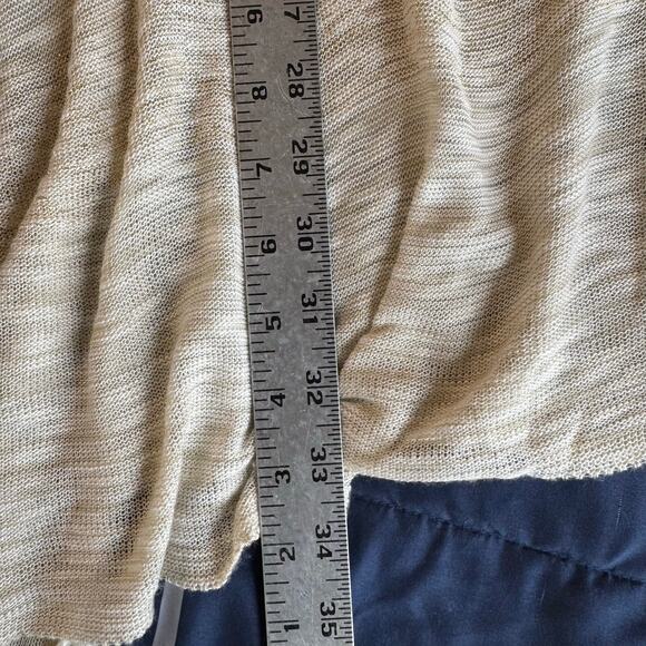 New Directions Beige & Gold High-Low Sweater Dress – Medium - Picture 6 of 8